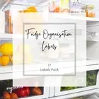 VINYL LABEL PACK | Fridge Organisation Labels - Home + Pantry | Love & Labels