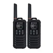 ECOXTALK EXG200 2-Watt IP67 Handheld UHF Radio Twin Pack (13km)