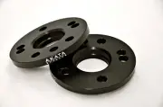 15MM BMW 4 LUGS CB 57.1 HUB CENTRIC WHEEL SPACERS BLACK ANODIZED