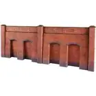 Metcalfe PO244 00/H0 Scale Retaining Wall - Brick