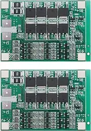 2PCS Lithium Battery Protection Board 3S 40A 12V Multi-Protection Lithium Battery Charging Protection Board BMS PCB Board with Balance Charging