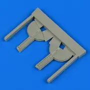 Quickboost 48870 1/48 Spitfire Mk I Undercarriage Covers for Tamiya