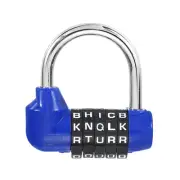 Combination Padlock, 5 Digit Gym Locker Lock Alloy Steel Password Padlock, Blue