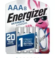 Energizer Ultimate Lithium Batteries-8 Pack AAA x 2= 16 TOTAL, BRAND NEW