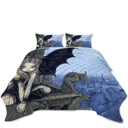 The Secret of Notre Dame Mysterious Gargoyle Fairy Coverlet