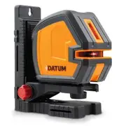 DATUM Red Beam Crossline Laser Level Kit DT1H1V2PRS2