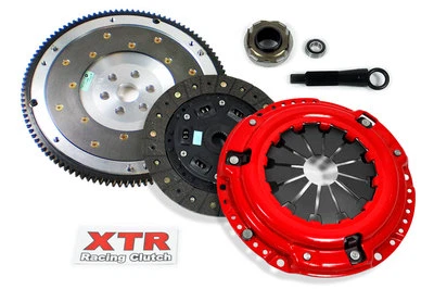 XTR STAGE 2 CLUTCH KIT+FIDANZA FLYWHEEL for 89-91 HONDA CIVIC CRX 1.5L 1.6L SOHC (for: Honda Civic)