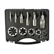 NPT Pipe Tap and Die Set 1/8" 1/4" 3/8" 1/2" 3/4" 1"