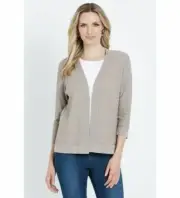 NONI B SILVER BROWN GREY KNIT CARDIGAN -NWT RRP $89-NWT S/10,L/14, SOFT