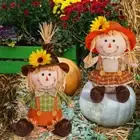 Stuffed Autumn Dwarf Doll Cute Gnome Doll Plushies Holiday Supplies