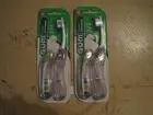 2x GUM Folding Travel Toothbrush Compact Head Tongue Cleaner Soft -2ct #K26