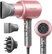 Wavytalk Professional Ionic Hair Dryer Cyber Rose Pink (Comb+diffuser+nozzle)