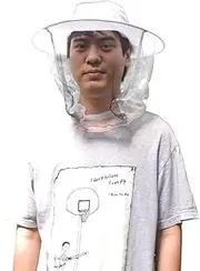 NAVADEAL White Beekeeper Beekeeping Hat with Veil Mosquito Fly Head Net Face Protection, Beekeeper Hat, Beekeeping Hat