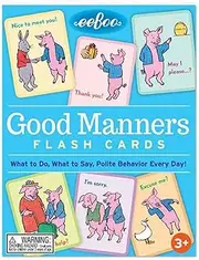 eeBoo Good Manners Conversation Flash Cards