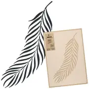 Reusable PLASTIC Wall STENCIL Template // 17.7x25.6" or 25.6x37.4" // PALM LEAF