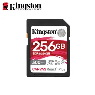 金士頓 Canvas React Plus 128G 256G SDXC UHS-II V90 U3 相機 記憶卡
