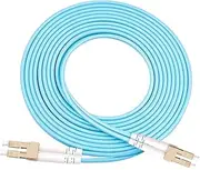 10M LC-LC UPC Duplex 3.0mm OM3 Fiber Optic Patch Cord, LSZH Jacket Suitable for Server Room Factory Customized 1PCS/10PCS
