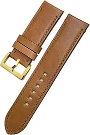 [TOPBD] 23mm 22mm Genuine Cowhide Watchbands For Zenith For Tudor Black Bay Bronze Blancpain Handmade Brown Leather Watch Strap