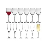 LAV 12pc Venue Stemware Set - Clear