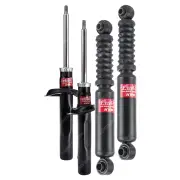 Front + Rear KYB EXCEL-G Shock Absorbers for PEUGEOT 306 N3 N5 I4 DT4 FWD