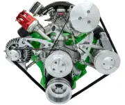 March Performance Big Block Chrysler Deluxe Serpentine Kit AC PS ALT 383 400