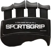 SPORTSGRIP -XTRA HARD Hand and Finger Exerciser (9lbs/4.0kg) - Best Ergonomic Finger Strengthener to Improve Grip for All Sport Athletes
