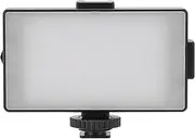 K104 Fill Light,Portable 3200k/5600k 7W On Camera Dual Light Temperature Photography Fill Light Panel, for Live Streaming/Shooting/Conference