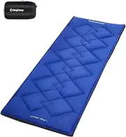 KingCamp Cot Pad for Camping, Comfortable Lightweight Sleeping Mat, Soft Warm Non-Slip Cot Mattress Topper for Outdoor & Indoor, Picnic, Hiking, Backpacking, Yoga