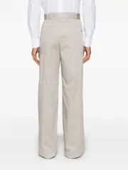 [Saint Laurent] Saint Laurent-Sable Mouille Beige Cotton Long Shirt-Donna 38 FR