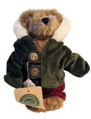Boyd's Bear Teddy Bear Green Jacket Shorts 10" Plush Soft Toy Stuffed Animal