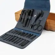 DAWNTREES Nail Clippers,Nail kit,16 in 1 Nail Clipper Set, Mens,Nail Clipper Filer Tweezer Set,Professional Pedicure Kit Nail Scissors Grooming Kit,Man&Women Gift.