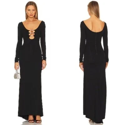 Alice + Olivia Kalena Cutout Maxi Dress Size 10