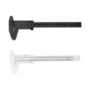 2 Pcs Manual Sliding Caliper Portable Metric Measuring Tool Mini Vernier