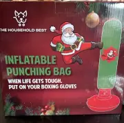 Inflatable Punching Bag With Santa Claus