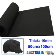 10mm Black EVA High Density Closed Cell Foam Sheet Cosplay Costumes 500x1000mm