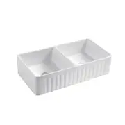 Attica 845 x 455mm London Double Butler Sink