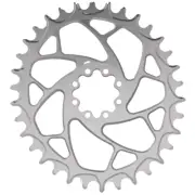 ALUGEAR Oval 8-Bolt Boost Chainring for SRAM MTB. Silver
