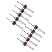 1/8" Shank 1.1mm Tungsten Carbide CNC Precision Micro PCB Drill Bits 10-Pieces