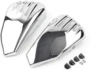Motorcycle Left Right Battery Side Covers, Side Battery Fairing Covers Chrome, Harley, Davidson Sportster XL1200CX 16-21, XL1200V 14-16, XL1200/TXL1200X/XL883L/XL883N 14-21 Motorcycle Battery
