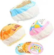 Hoement 6pcs Cartoon Animal Shower Cap Shower Cap Shower Caps Shower Cap for Bathing Hat Hair Cap for Shower Bath Shower Hat Elastic Bath Cap Shower Hat for Bath Caps Eva