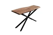 VI Elba Solid Timber Metal Legs Console Table