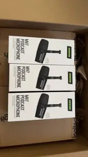 Shure MV7 Podcast Microphone XLR/USB - Black