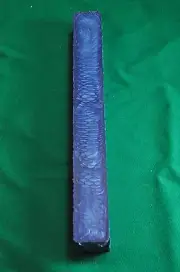 1 EXOTIC JUMA BLUE SNAKE 1"X 1" X 12" SQUARE POOL BILLIARD CUE JOINT MATERIAL