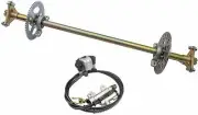 740mm Trike Go Kart Rear Axle Kit Brake Assembly for ATV Quad Buggy