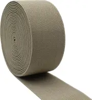 Dortrue 2 Inch 5 Yards Grey Sewing Elastic Band Heavy Stretch High Elasticity El