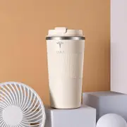 Stainless Steel Coffee Thermos Bottle For Tesla Model 3 X S Y Thermal Mug Vacuum Insulated Cup Hiking Portable Kettles White