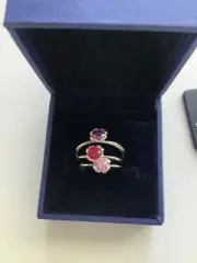 Swarovski Mariposa Ring Stack Set Size 8/58 Item #1075414