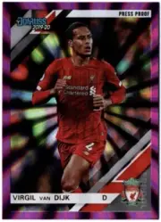 2019-20 Panini Chronicles T Mall Purple Press Proof - Virgil Van Dijk No.92