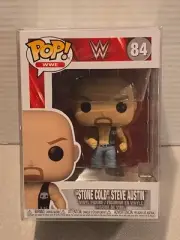 Funko Pop WWE STONE COLD STEVE AUSTIN # 84 NIB + PROTECTOR