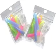 Beaupretty Rainbow Silicone Lash Extension Gaskets 6 Pairs Non-slip Easy Clean for Professional Salons Diy at Home
